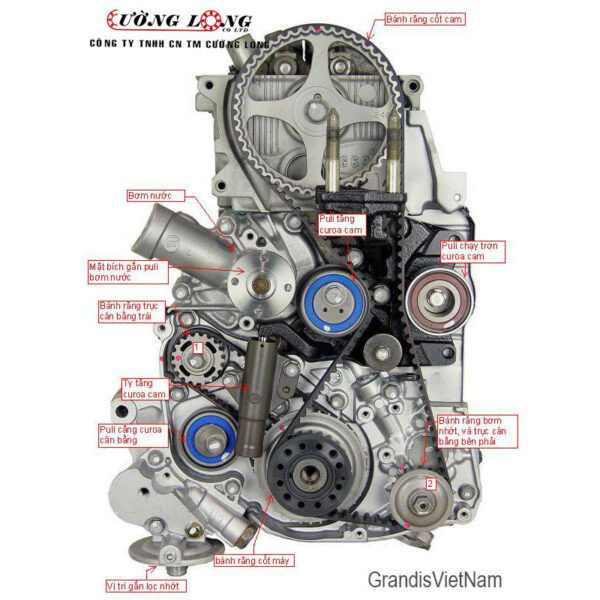 Puli tăng curoa cân bằng Mitsubishi Grandis - NTN NEP55-002B-5G1 - MD352473 - Ảnh 6