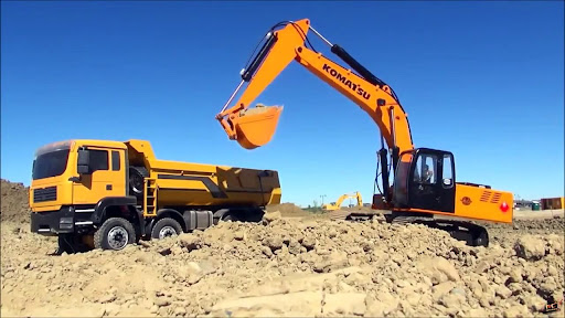 Ứng dụng NTN trong máy xúc, máy đào